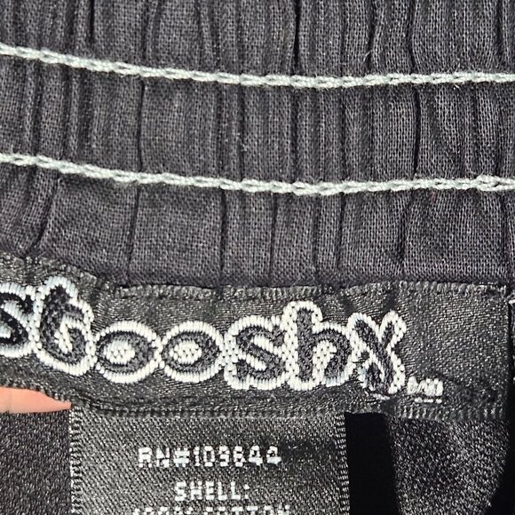 Whimsical Goth Victorian Preppy B W Striped Skirt Lace Hem Tie Waist Retro - Picture 2 of 12